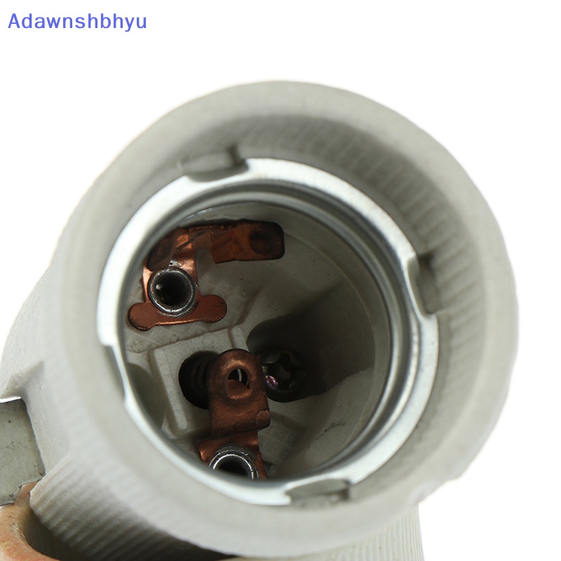 Adhyu E27 Ceramic Screw Base Tahan Suhu Tinggi Socket Light Bulb Holder Adapter ID