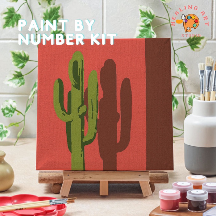 

Paint by number tanaman plant ver 3 canvas 20x20 cm - plant14, 15x15cm