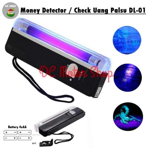 

SALE Lampu Money Detector / Senter Uang Palsu/Alat Deteksi Uang Palsu DL-01 TERMURAH