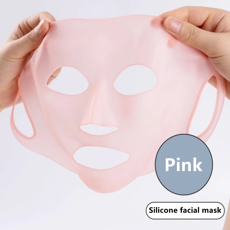 3d Silicone Facial Mask Cover/Reusable Anti Dropping Ear Hanging Facial Mask Fixed Cover/Aplikator Masker Wajah/Pelindung Wajah Pelembab Anti Penuaan/Alat Perawatan Kulit