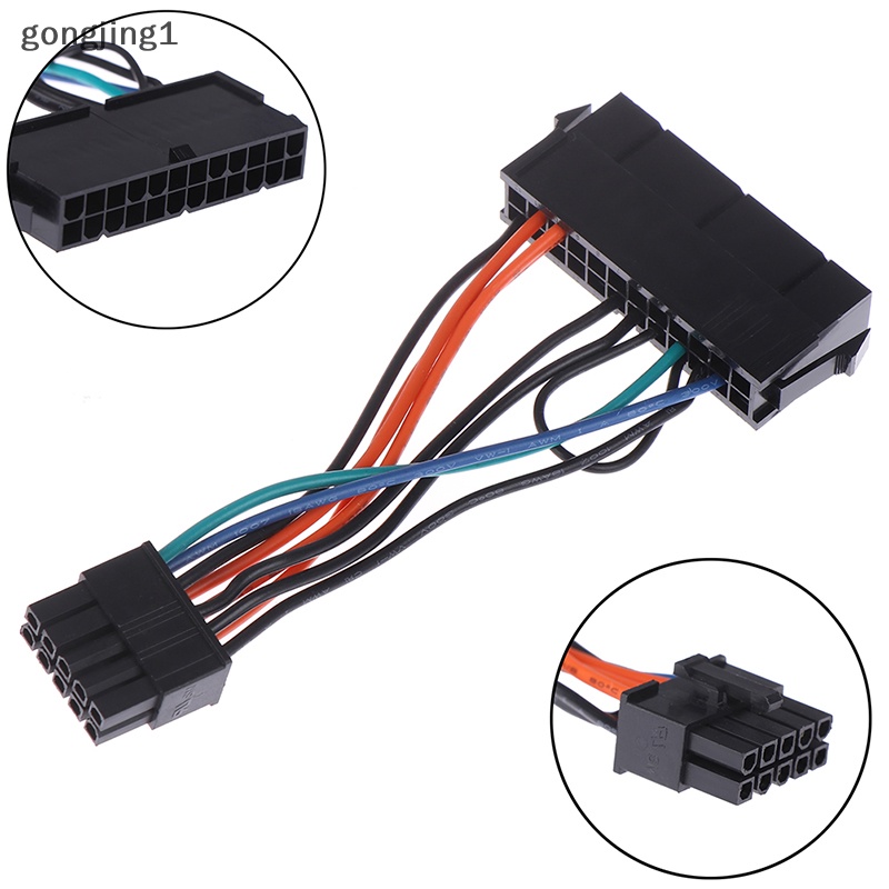 Ggg 24Pin Female to 10PIN Male Adapter Power Supply Cable Cord Untuk Motherboard 10PIN ID