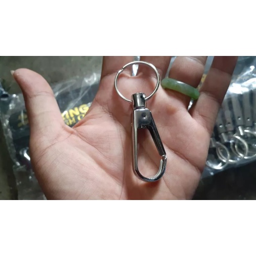 Gantungan Kunci Carabiner - Cantolan Kait Ring Stainless