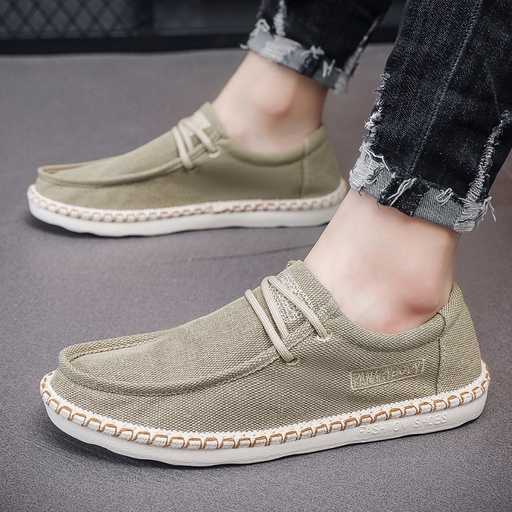 Sepatu Pria Slip On Casual Pria High Quality Kekinian Nyaman Dipakai Sepatu Cowok Bertali Formal