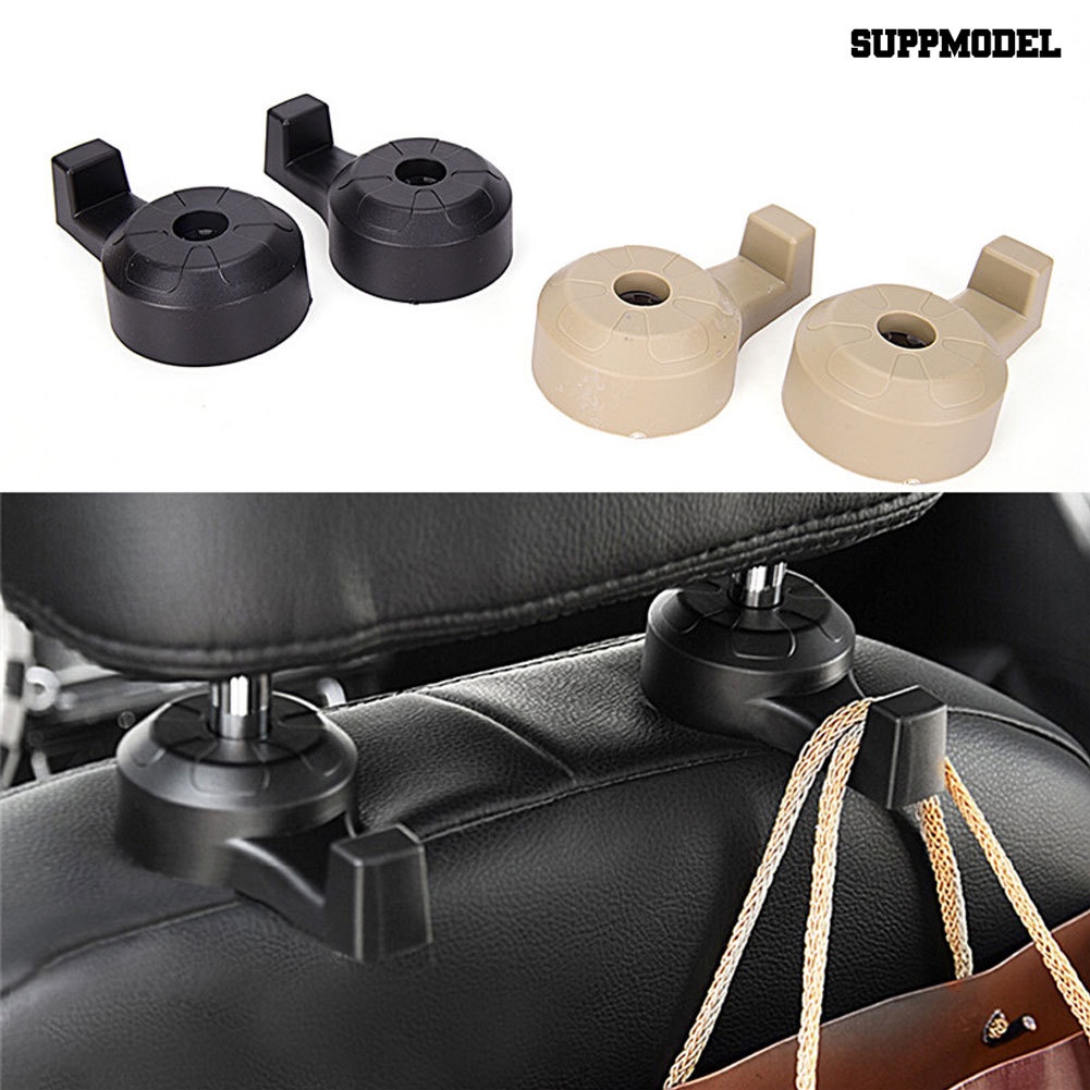 [SM]2Pcs Universal Car Auto Back Seat Hanger Hooks Tempat Tas Kendaraan Organizer