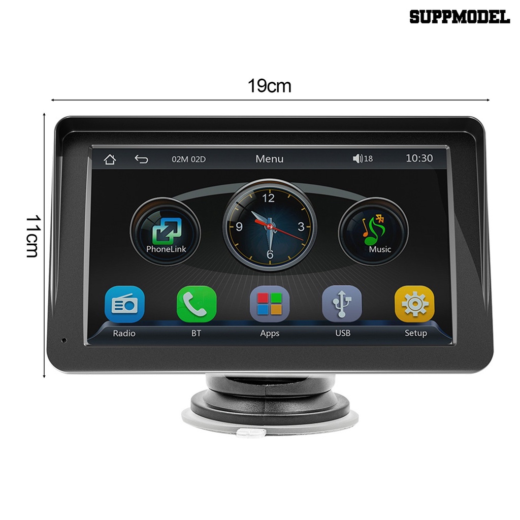 [SM]1 Set Pemutar Mobil 7inch Layar Sentuh Multifungsi Universal Car Wireless Radio Multimedia Video Player Perlengkapan Kendaraan