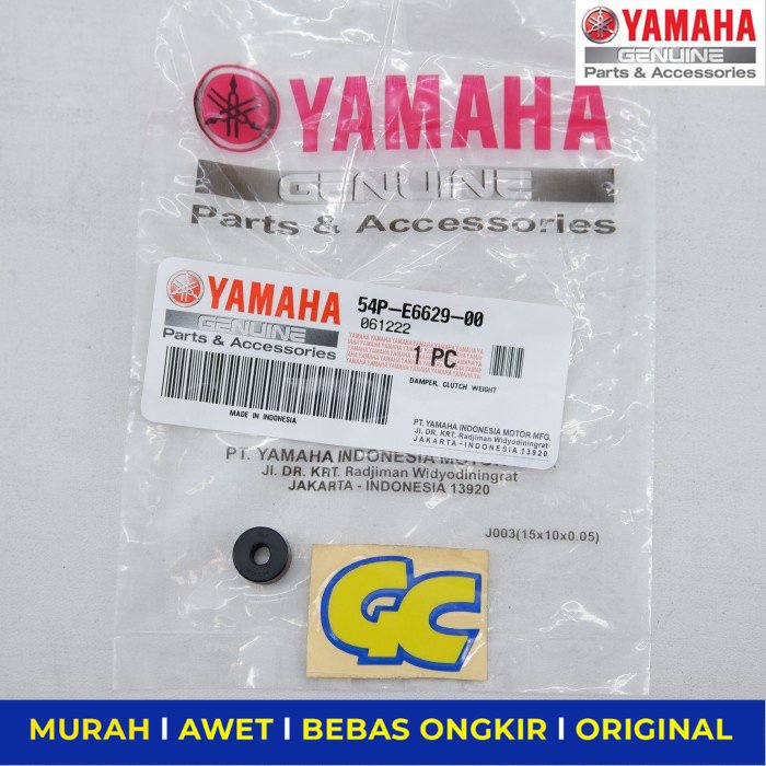 Karet Damper Kampas Ganda Yamaha Gear 54P-E6629-00 - Sparepart Sperpart Spare Part Motor Yamaha Aero