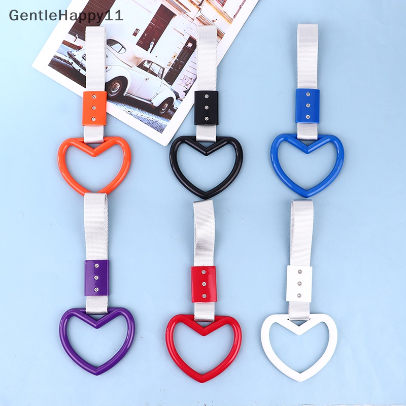 Gentlehappy Tsurikawa Ring Heart JDM Kereta Bis Gagang Strap Drift Tali Drift Auto Decor id