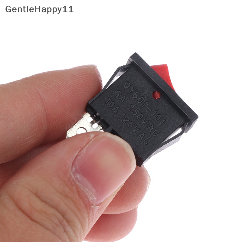 Gentlehappy 5pcs KCD1-110 9.5x21mm Rocker Switch ON/OFF 2pin Instrumen Power Switch id