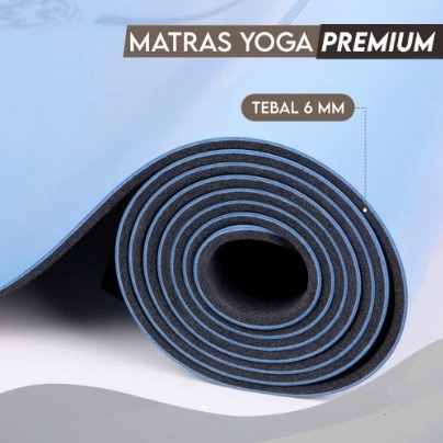 VIDICI MATRAS YOGA PREMIUM !!MATRAS YOGA RUUBERTEBAL  MATRAS MATT RUBBER CANTIK HIGH QUALITY / MATRAS OLAHRAGA YOGA VIDICI