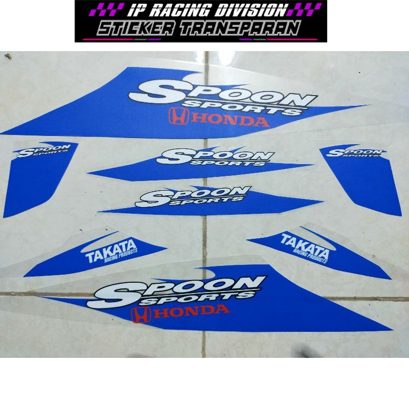 Striping transparan Beat karbu SPOON SPORT