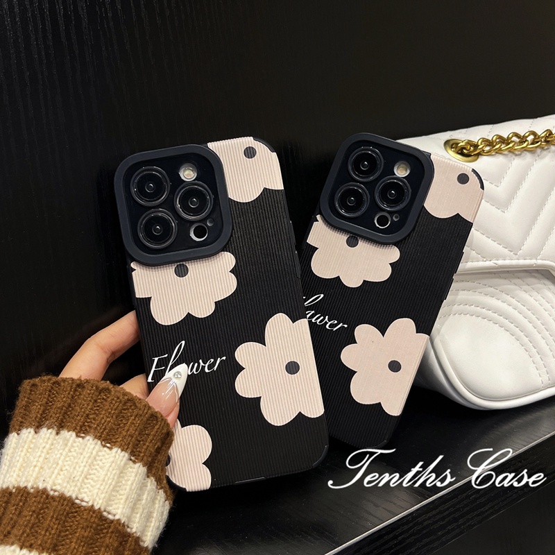 Kompatibel Untuk Iphone14 13 12 11 Pro Max X XR Xs Max7 8 Plus SE 2020bunga INS Gaya Ponsel Case Soft Back Cover