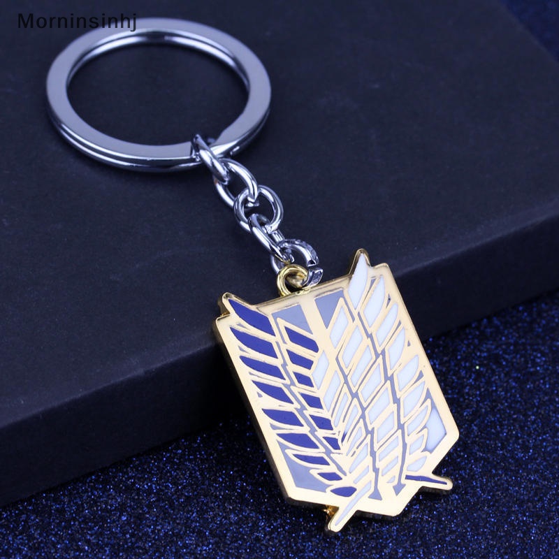 Mornin Gantungan Kunci Attack On Titan Wings of Liberty Freedom Scoug Legion Eren Keyring id