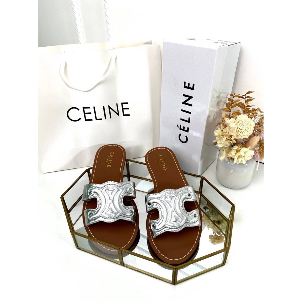 SANDAL WANITA FLAT IMPORT KEKINIAN CLS01 ELEGANT SLIP SENDAL PREMIUM