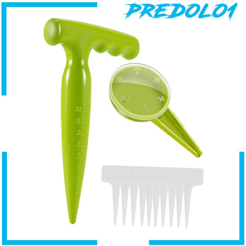 [Predolo1] Set Penanaman Taman Penabur Perlengkapan Taman Untuk Taman Pot Bunga Halaman Belakang