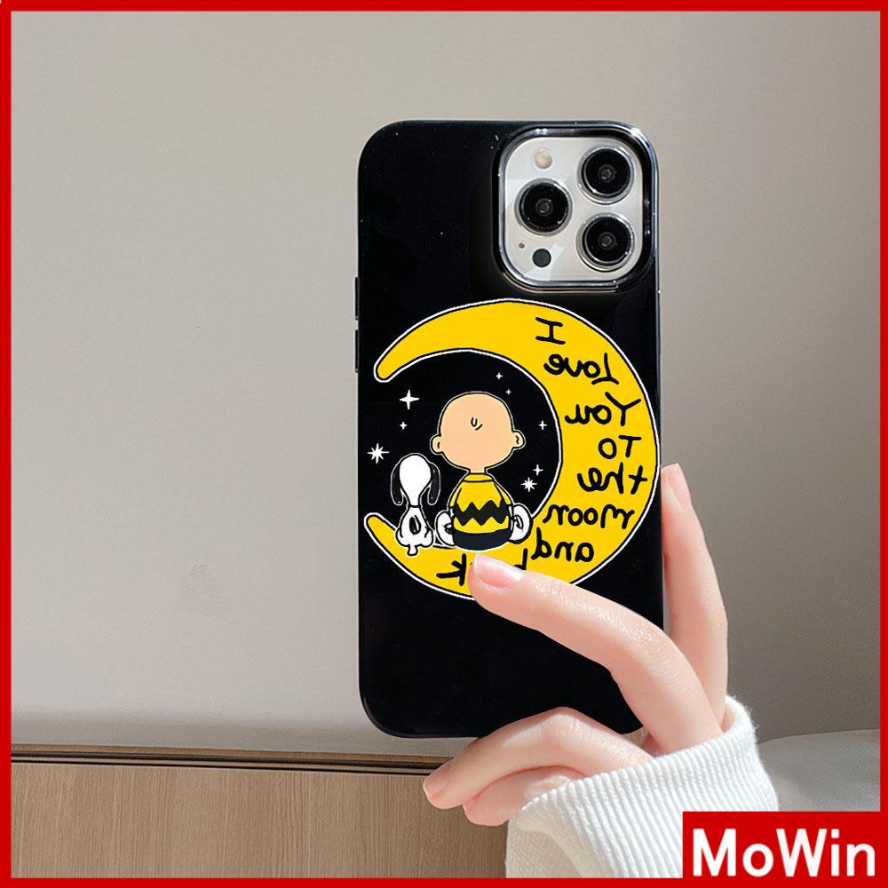 Case iPhone 14 Pro max iPhone Case Hitam Glossy TPU Lembut Tahan Guncangan Perlindungan Kamera Lucu Kartun Anak-anak Kompatibel dengan iPhone 13 Pro max 12 Pro Max 11 xr xs max 7Plus 8Plus