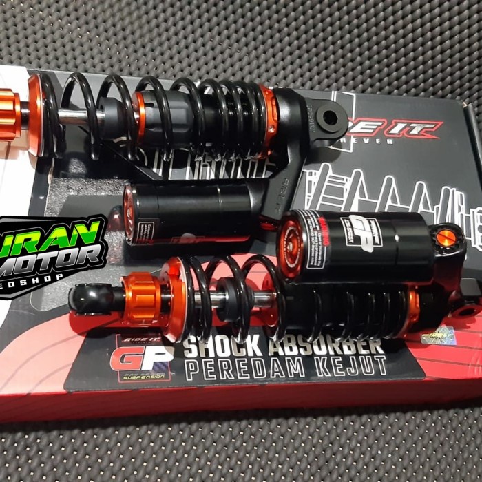 READY SHOCK RIDE IT GP 299 PREMIUM SINGLE CLICK 280 MM FIZR - VEGA HITAM ORIGINAL