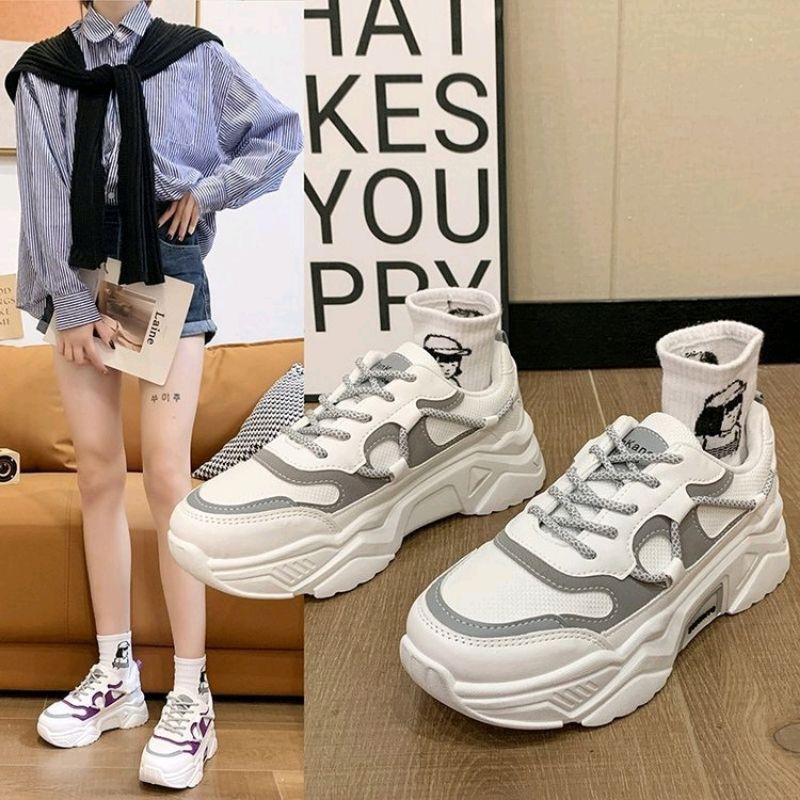 JILITU T-19 SEPATU WANITA IMPORT FASHION KOREAN TREND (PLUS BOX )