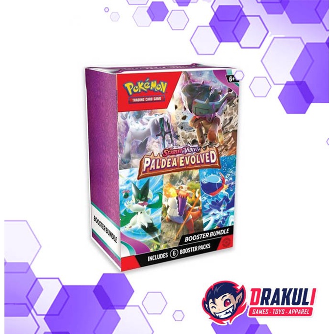 TCG Pokemon Scarlet &amp; Violet Paldea Evolved SV2 Booster Bundle Pack