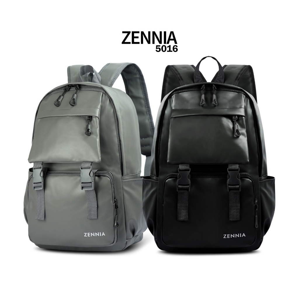 Tas Ransel Kulit Zennia 5016 Tas Sekolah Travell Fashion