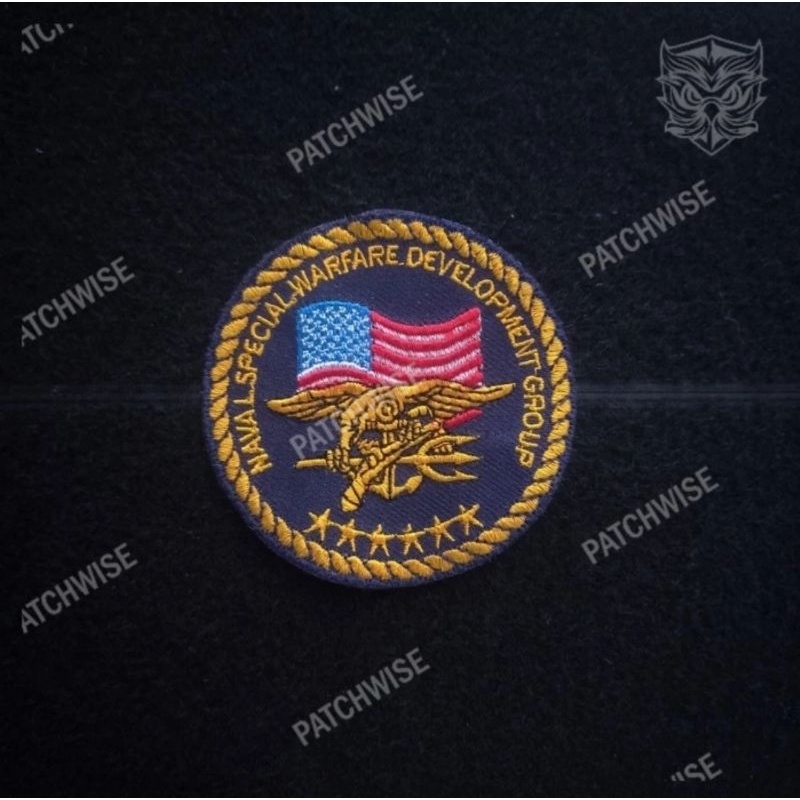 Bordir Patch Bordir US NAVY SEAL DEVGRUbisa pesan satuan