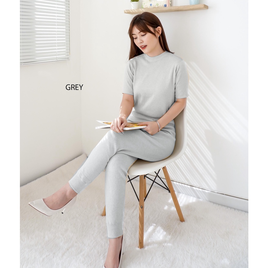 (J95, B102) Atasan dan celana jogger set (dijual terpisah) joger wanita