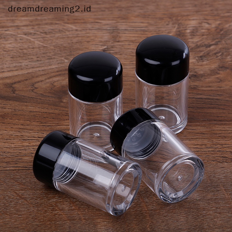 (drea) 1pcs 10ml Putih Botol Kosmetik Kosong Ayak Toples Wadah Tutup Ulir makeup //