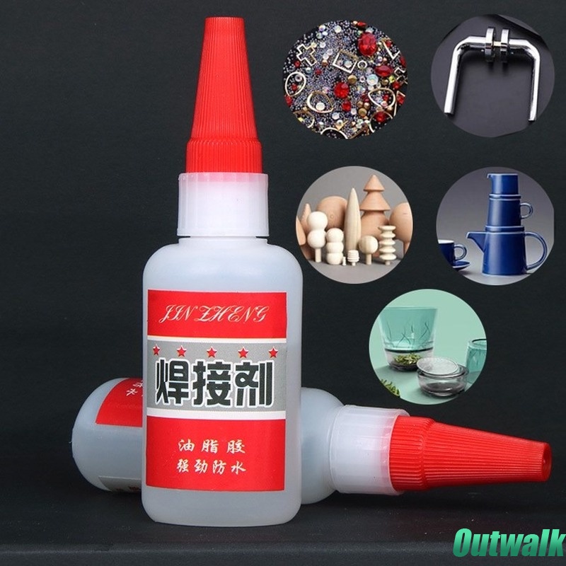 ღ 18g Universal Welding Glue Perkasa Ban Perbaikan Agen Pengelasan Lem Plastik Kayu Logam Karet Ban Agen Solder Lem Perbaikan