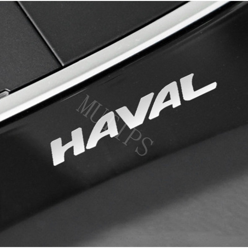Haval Logo Mobil Stiker Logam 3D Kreatif Dekorasi Mobil Jendela Pintu Interior Lencana Untuk H1 2022 2023 H5 H6 Jolion H2 H2s M4 H9