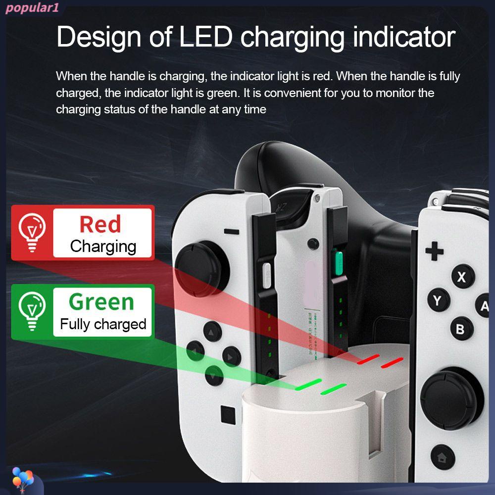 POPULAR Populer Untuk Charger Nintendo Switch 6in1 Tipe C Jack Charging Dock