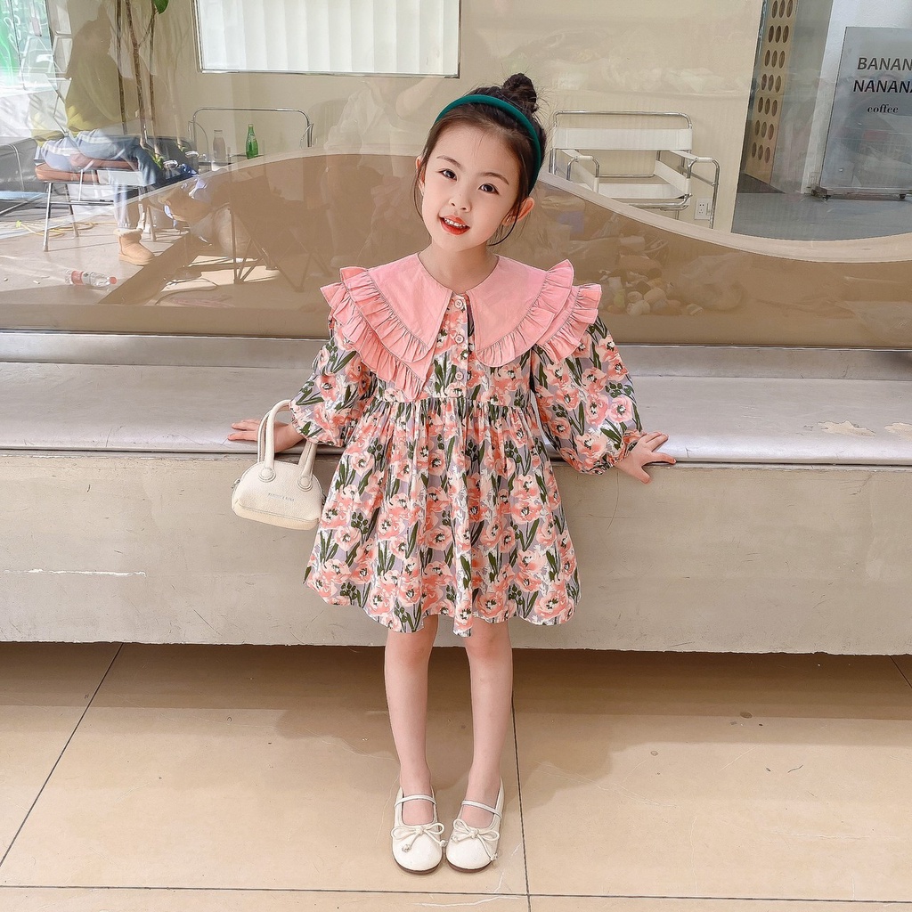 2-6thn | DRESS ANAK KOREA PESTA ELEGAN FORMAL PEREMPUAN MDD MP 3