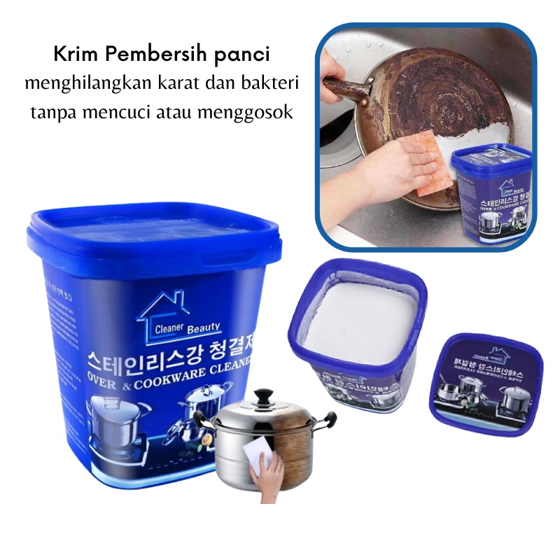 GOS -D403- Krim Pembersih Panci Wajan - Krim Penghilang Kerak Panci Pembersih Noda Gosong