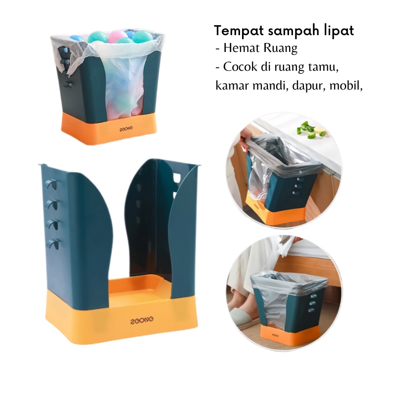 GOS - E202-Tempat Sampah Lipat FLEXIBLE / Tong Sampah Lipat