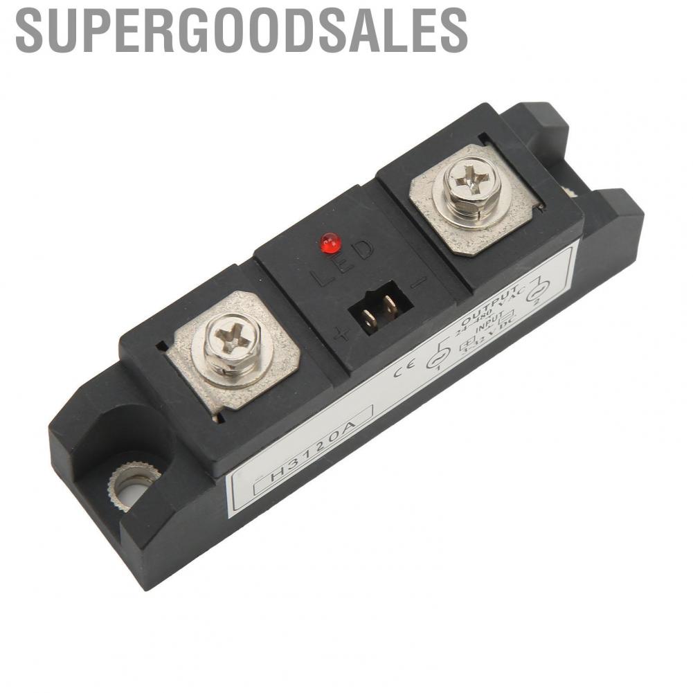 Supergoodsales SSR Accessory   Indicator Copper Baseplate 3‑32V DC Input Solid State Relay for Vehicle