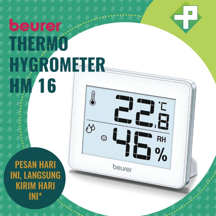 Thermo Hygrometer Beurer HM 16 / Pengukur Suhu dan Kelembaban HM 16