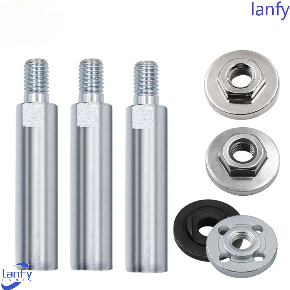 LANFY Bit Extension Shaft Dengan Mur Sambungan Gerinda Aksesoris Untuk Perawatan Mobil Power Tool Acces For Polishing Pad Gerinda Alat Adapter Sambungan Multi Fungsi