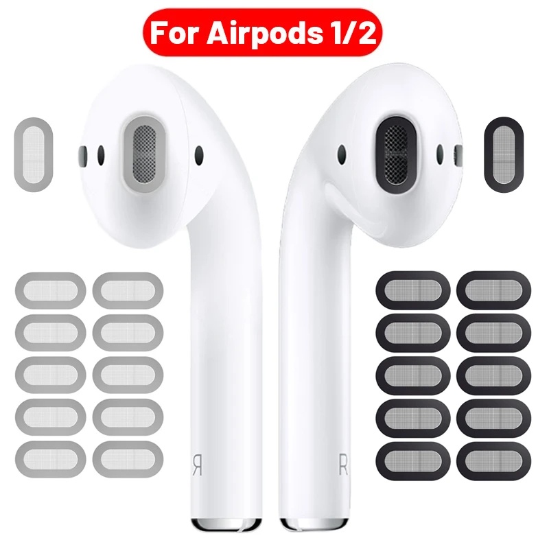 Untuk Airpods1 2 Port Earphone Filter Debu Yang Dapat Diganti/ Lubang Suara Tahan Debu Mesh Stiker Perekat Jaring Anti Debu Untuk Airpods