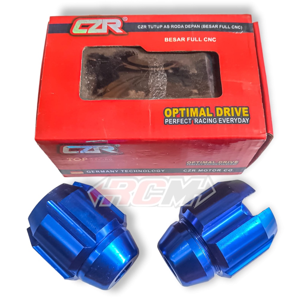 2 PCS CINCIN GARPU AS RODA JALU PELINDUNG DPN DEPAN BELAKANG BESAR JUMBO BIRU BLUE ANTI CRES CRASH KRAS KRES FRAME FULL CNC ORI ORIGINAL CRZ ASLI