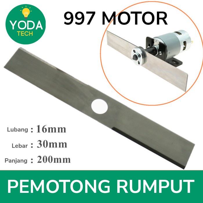 Pemotong Rumput/Tanaman Dinamo 997 DIY Blade 200mm