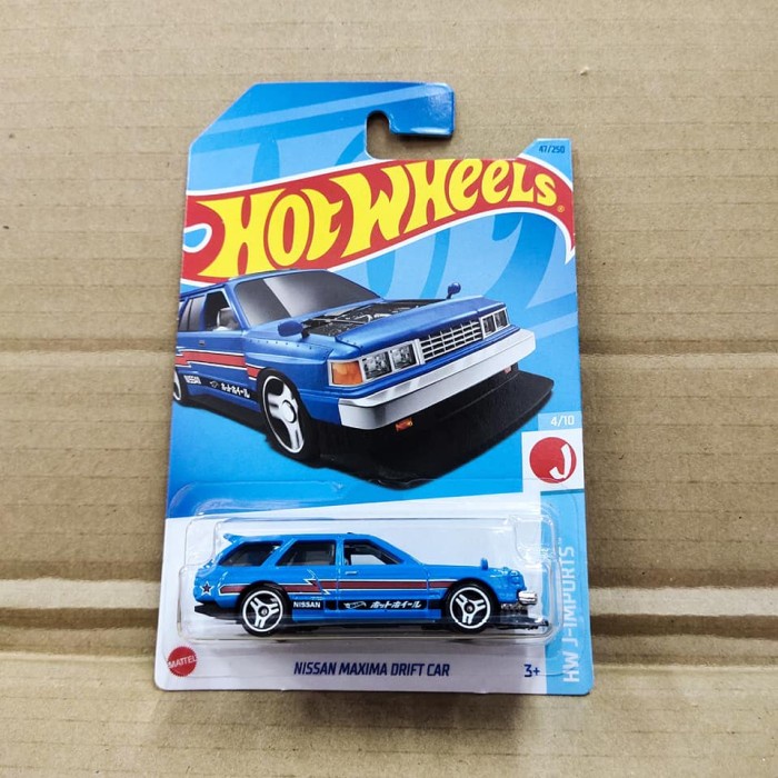 Hotwheels Nissan Maxima Drift Car Biru - Lot J 2023