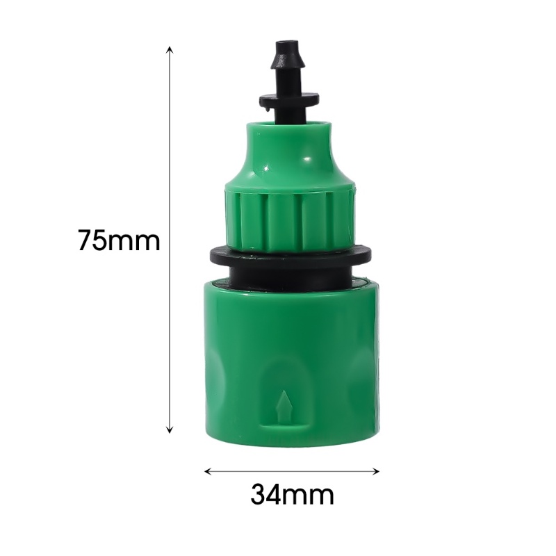 [Harga Grosir] 2titik Dan 3titik Dual Use Keran Irigasi Taman Quick Connector/Adaptor Antarmuka Pipa Air/Aksesoris Siram Bunga Otomatis Taman