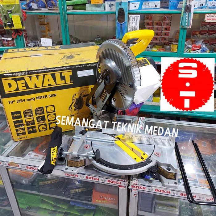 Murah DW714 CROSSCUT MITER SAW ALUMINIUM MITTER MITERSAW 10" DEWALT DW 714 GYB629