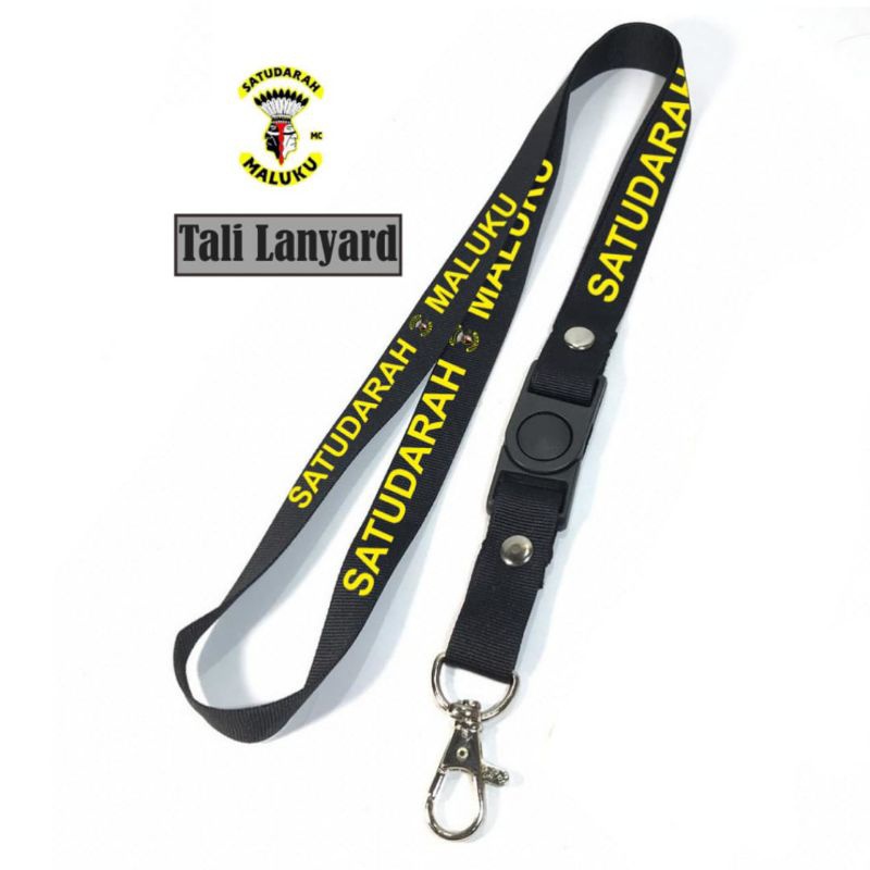 

lanyard SATU DARAH MALUKU lanyard DISTRO gantungan kunci name tag id card kartu nama / tali lanyard gantungan leher fullprint