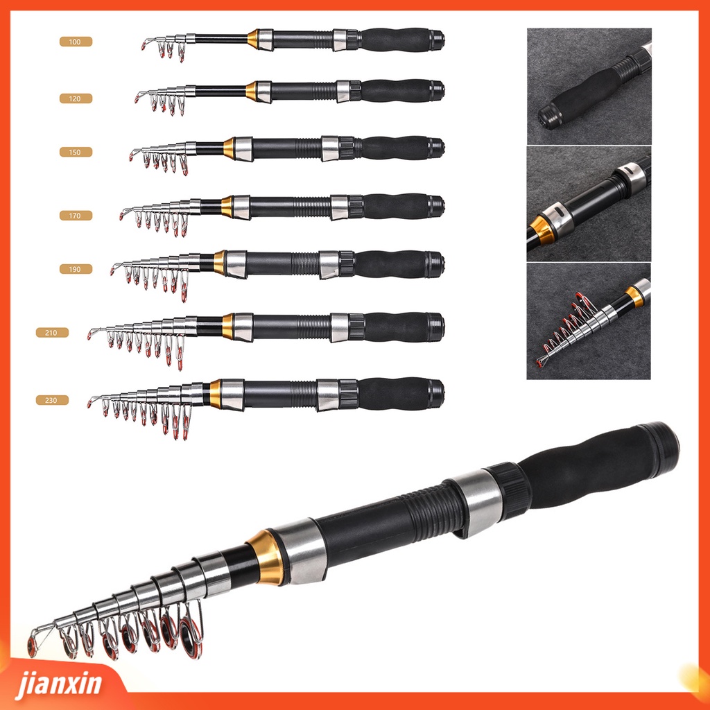 (In Stock) 1m Hingga 2.3m Outdoor Portable Telescopic Glass Mini Sea Pancing Aksesoris