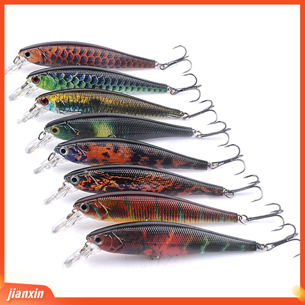 (In Stock) 11.8 cm /13.5g Ikan Kecil Umpan Tajam Kait Simulasi Wobbler Mengambang Bionic Universal Fishing Tackle Profesional Bass Laut Memancing Umpan Buatan Umpan Keras Perlengkapan Memancing