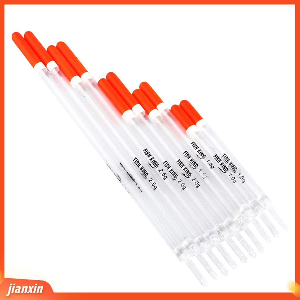 (In Stock) 10Pcs /Set Bobbers Memancing Stabilitas Bagus Mudah Digunakan Compact Tahan Lama Kokoh Memancing Mengambang Untuk Nelayan