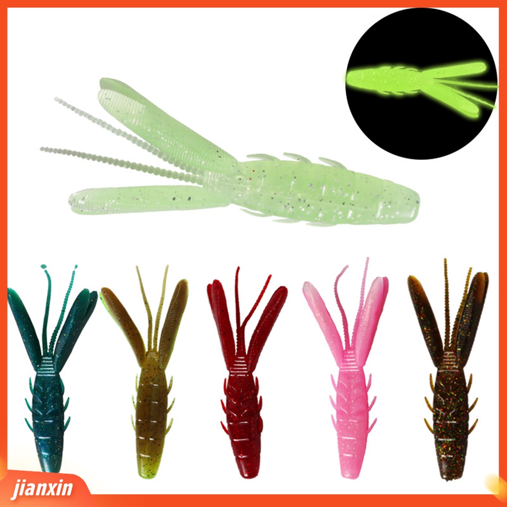 (In Stock) 6Pcs 90mm Umpan Pancing Nyaman Kinerja Tinggi Realistis Ringan Berguna Umpan Buatan Untuk Angling
