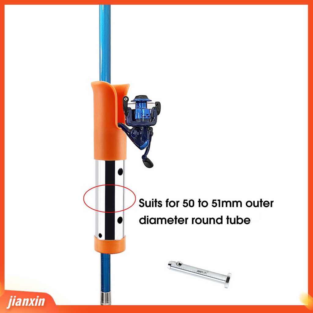(In Stock) 1Pc/1 Set Slotted Bracket Joran Pancing Bulat Lubang Tunggal Penahan Pancing Tahan Karat Untuk Perahu