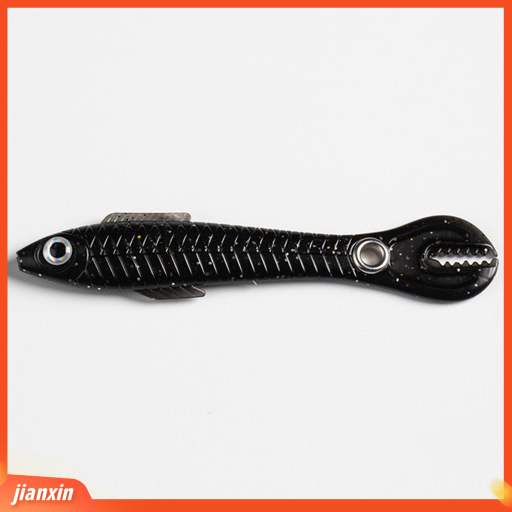 (In Stock) 5Pcs /Pack 10cm /6g Umpan Lembut Tangguh Efisien Lingkaran Logam Warna Cerah Loach Umpan Perlengkapan Memancing