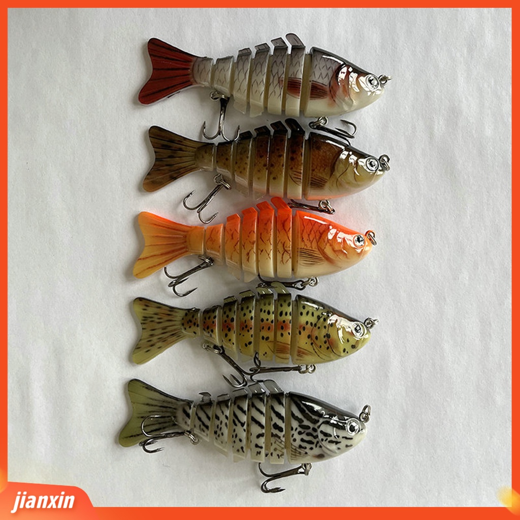 (In Stock) 1Pc 10cm 14.8g Umpan Pancing Nyaman Mudah Digunakan Bahan Plastik Multi-Bagian Realistis Umpan Buatan Untuk Taman