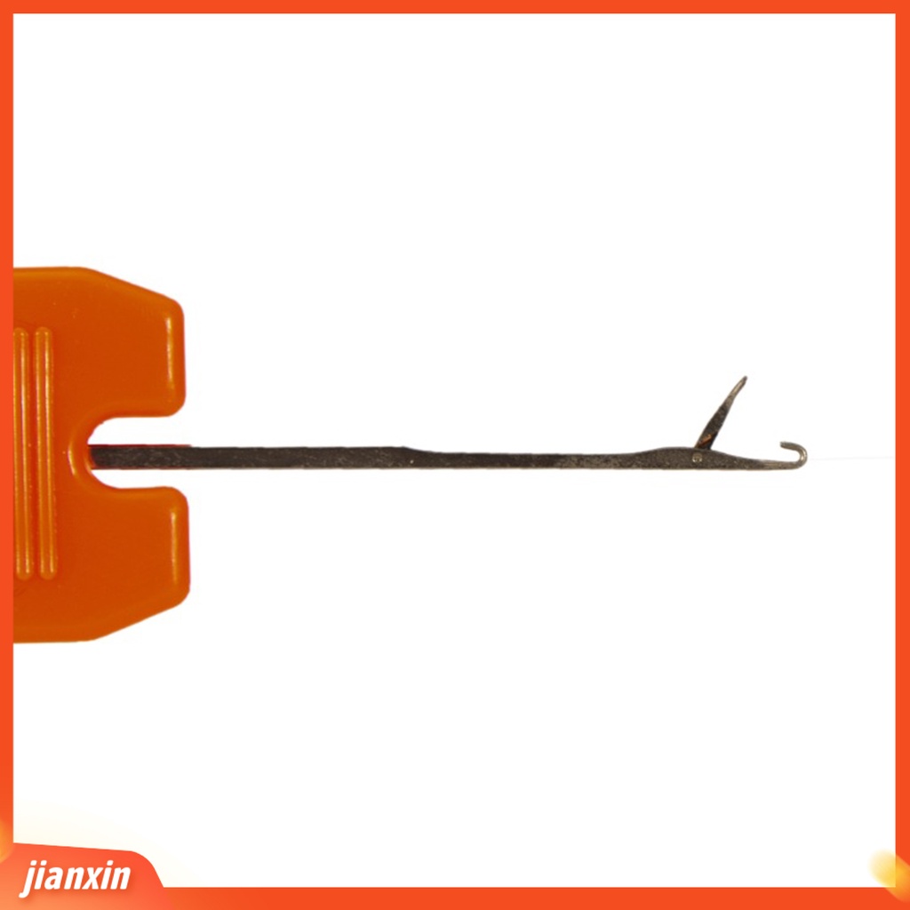 (In Stock) Bait Needle Retractable Portable Orange Dengan Hook Drop Delivery Carp Bait Needle Untuk Outdoor Angling